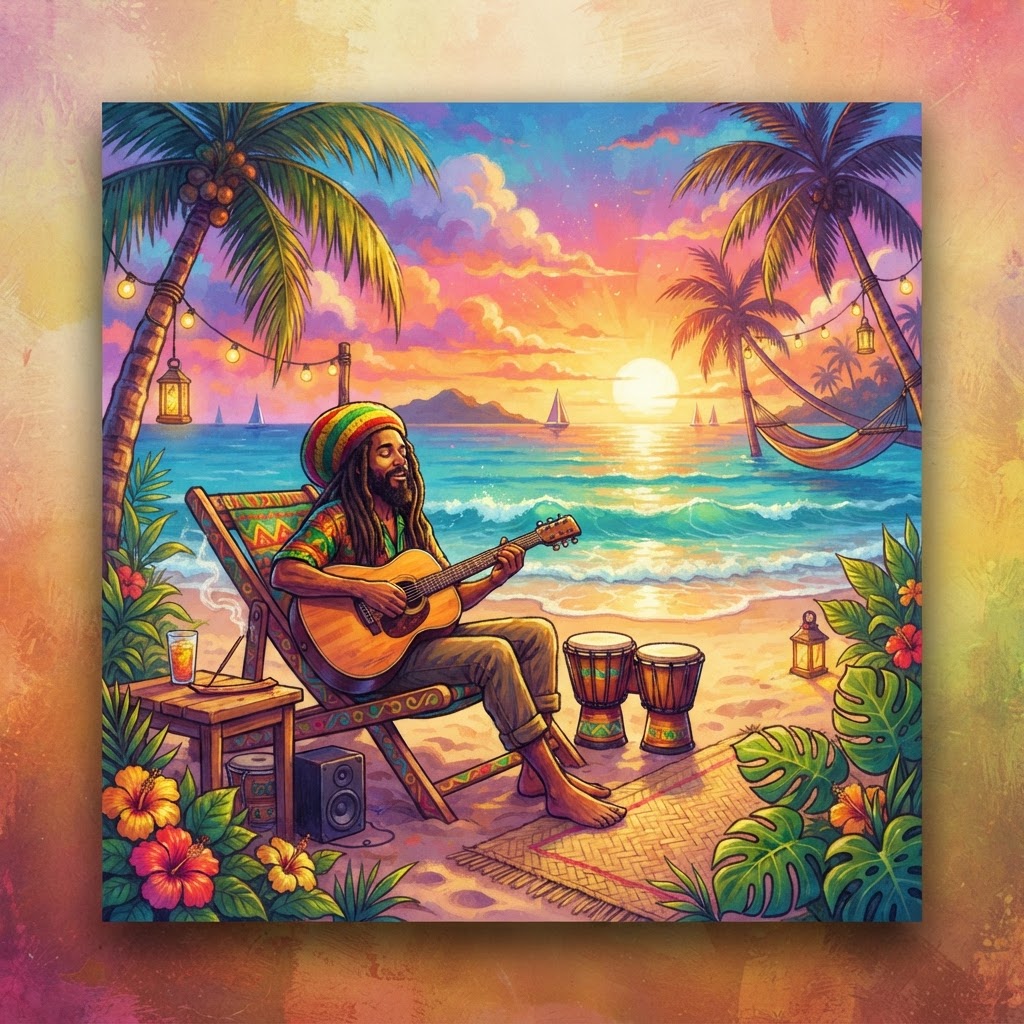 Sun-Drenched Island Reggae Chill