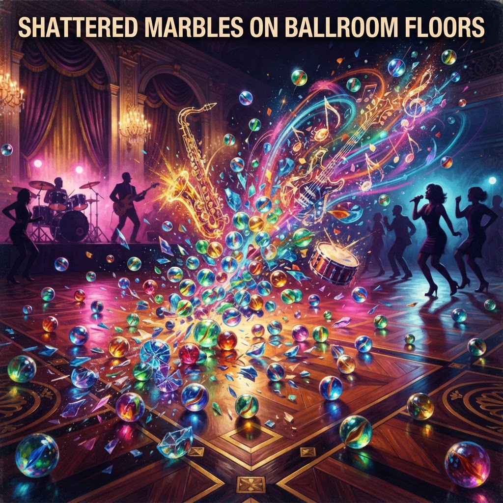 Shattered Marbles On Ballroom Floors