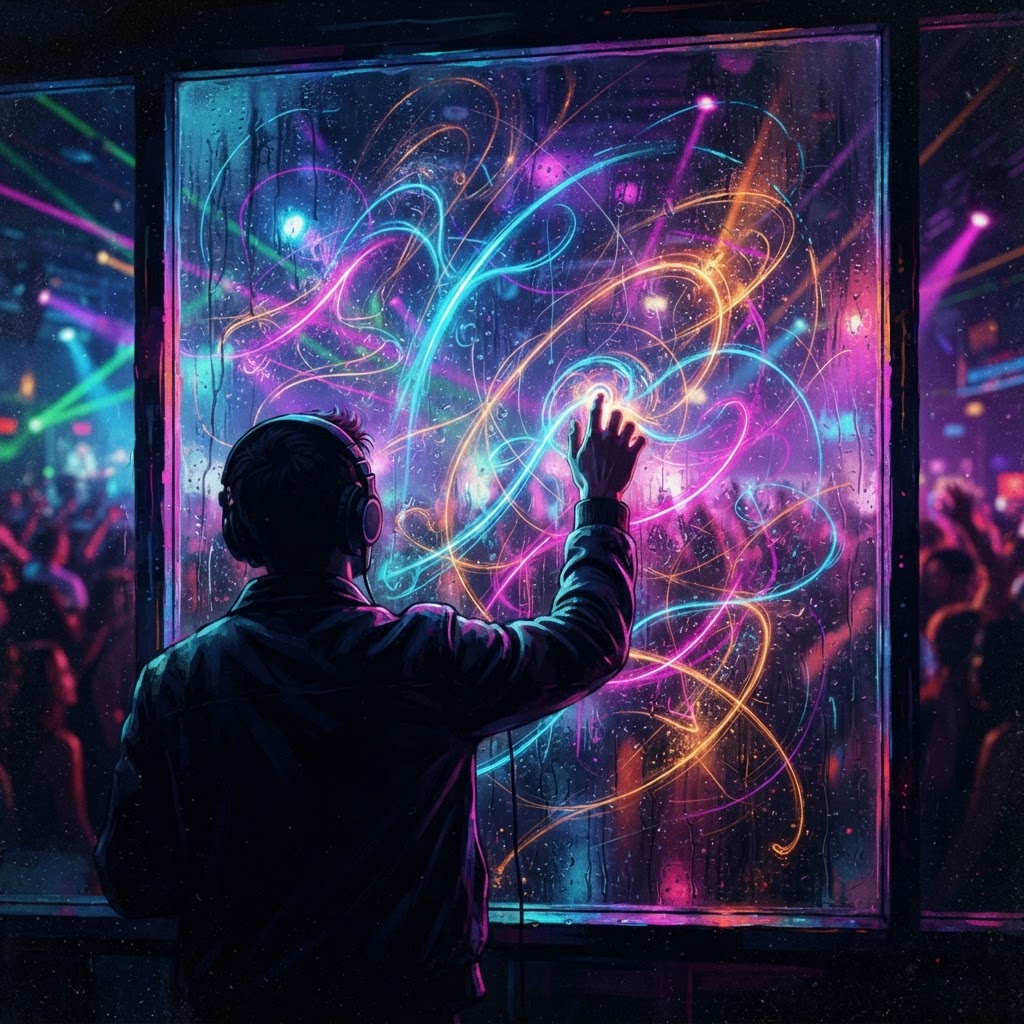 Tracing Lines On Glass Panes