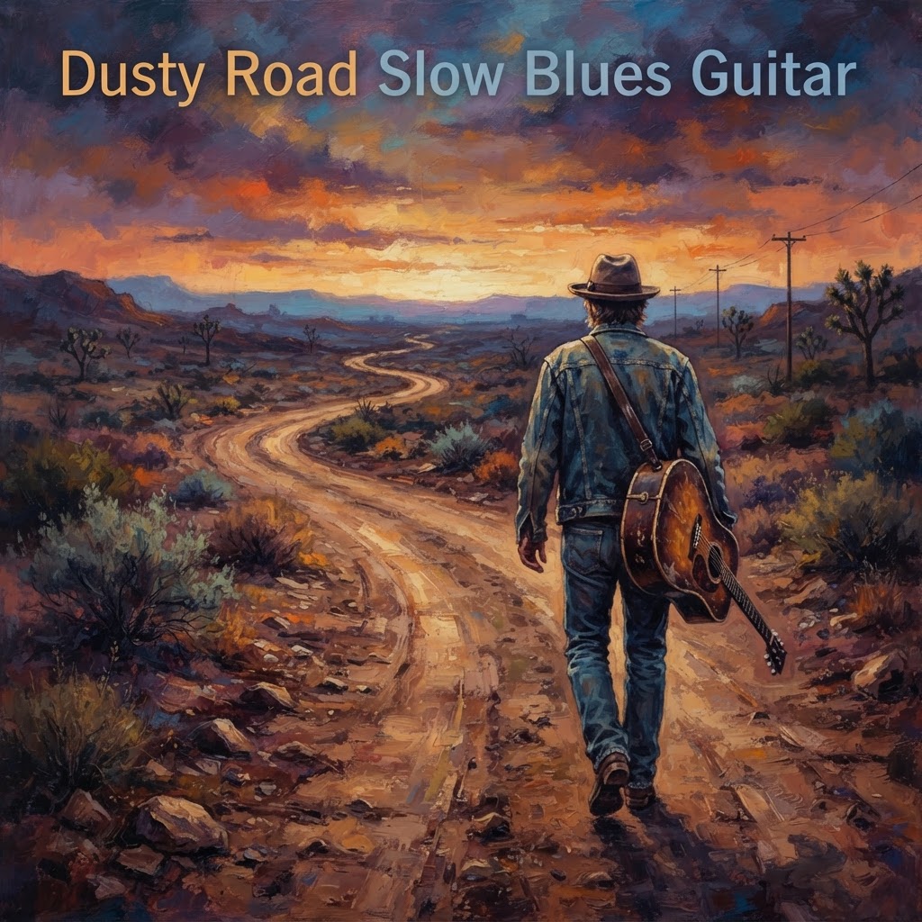 Dusty Road Slow Blues Guitar