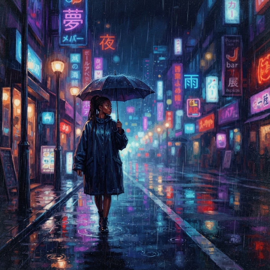 Midnight Echoes In The Rain