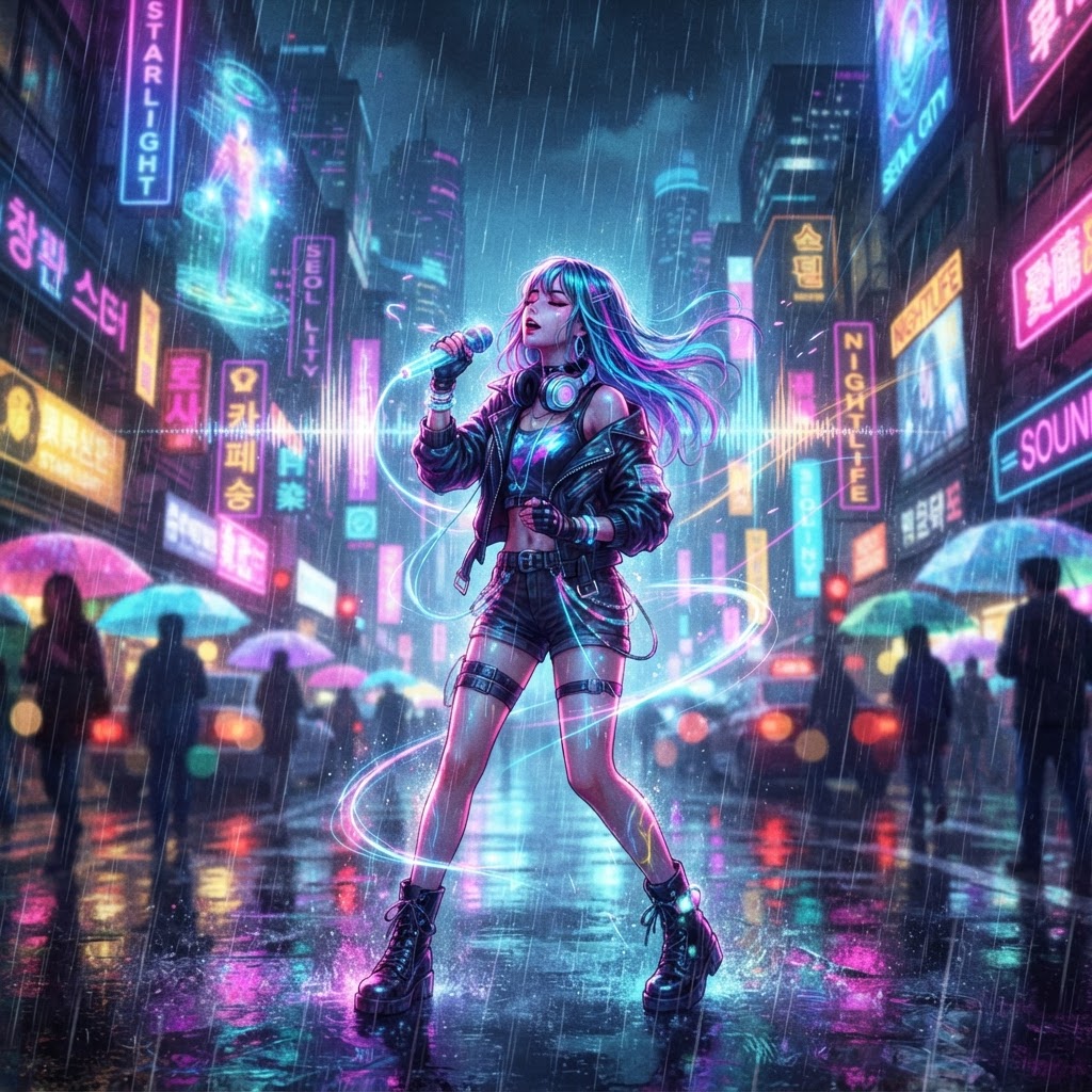 Echoes In The Neon Rain
