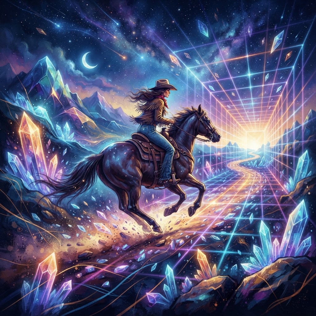 Racing Through The Crystal Grid