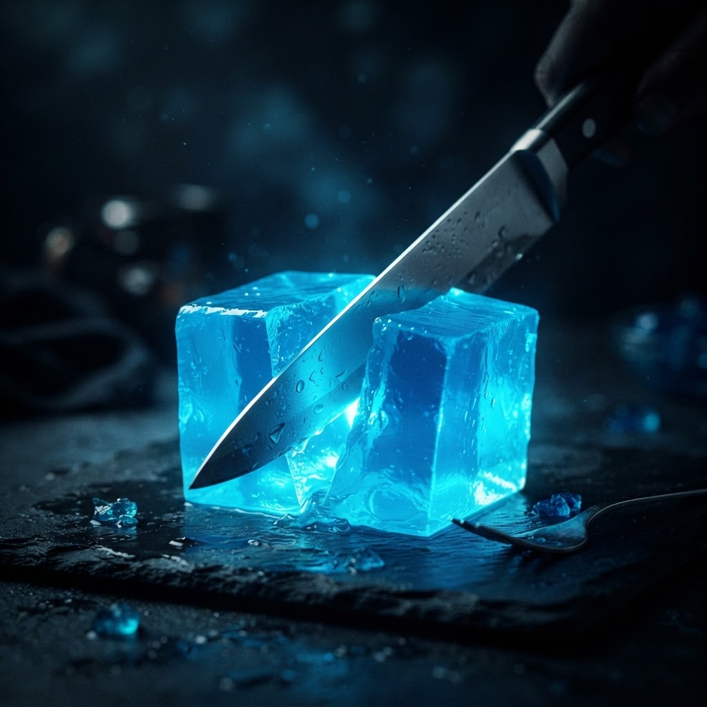 Glowing Jelly Cube Slice