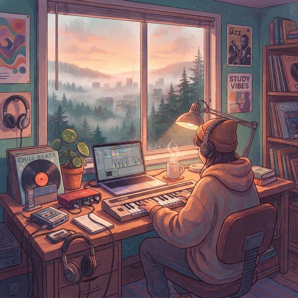 Misty Morning Lo-Fi Study