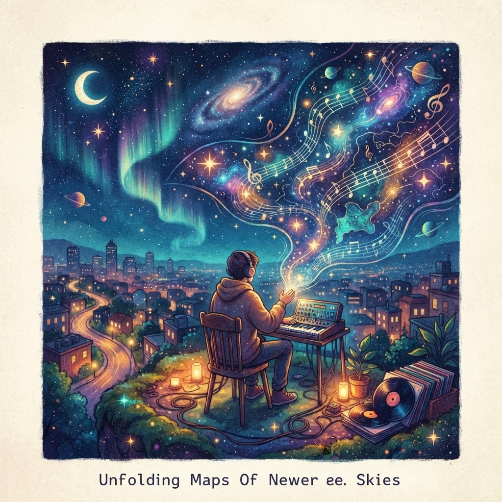 Unfolding Maps Of Newer Skies
