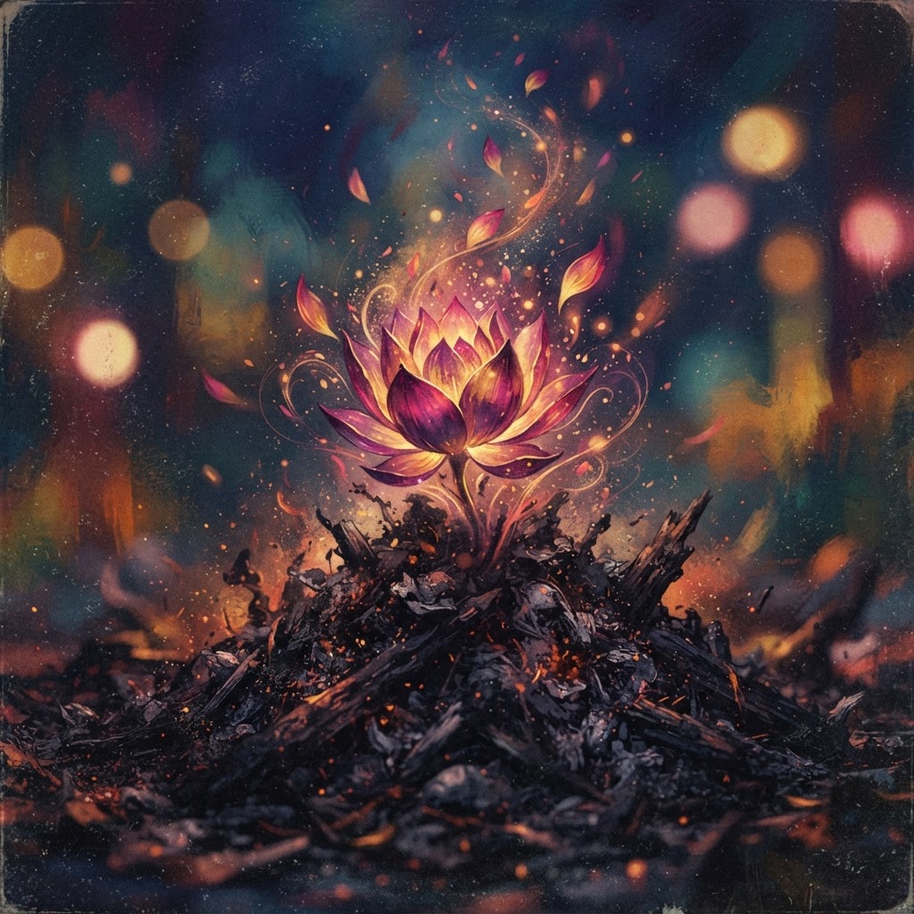 Unfolding Petals From Ash