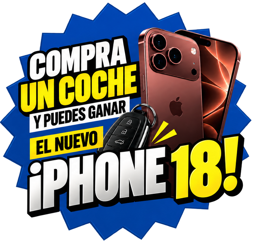 Sorteo iPhone 18: compra un coche y puedes ganar