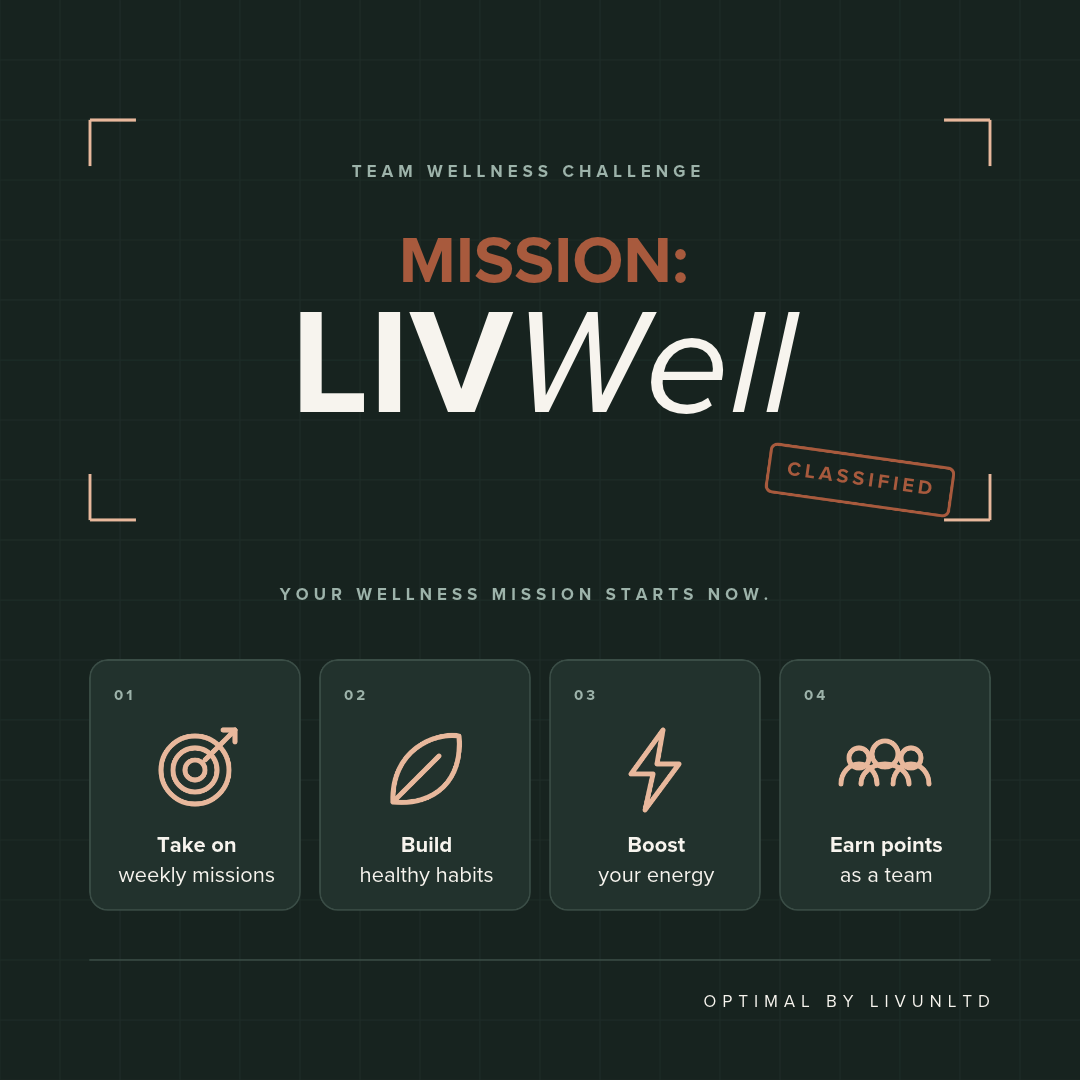 MISSION:LIVWell campaign artwork