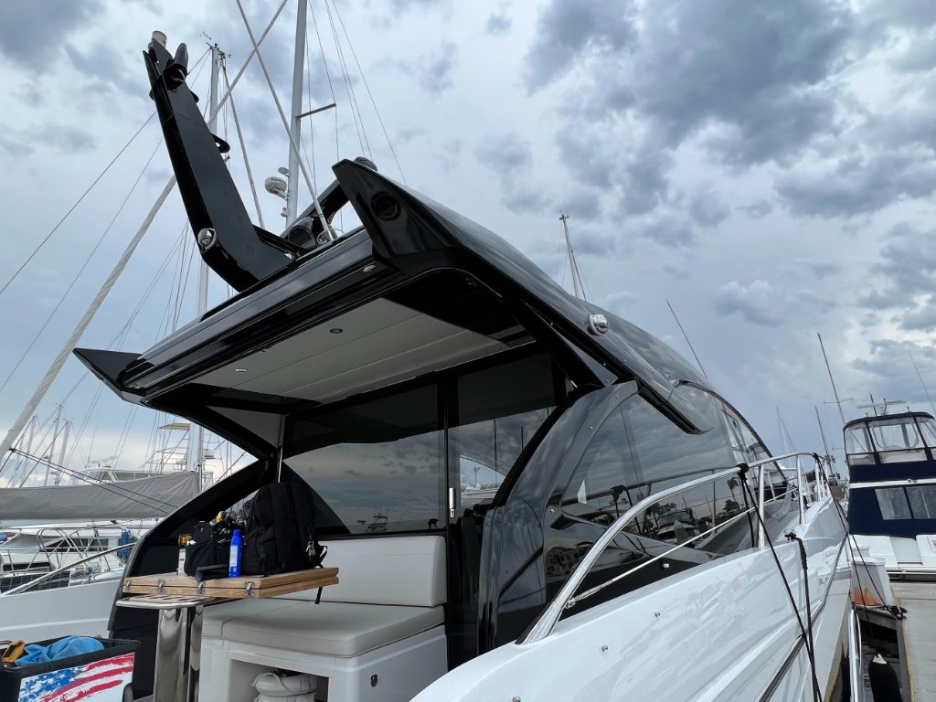 Gloss black yacht accent wrap