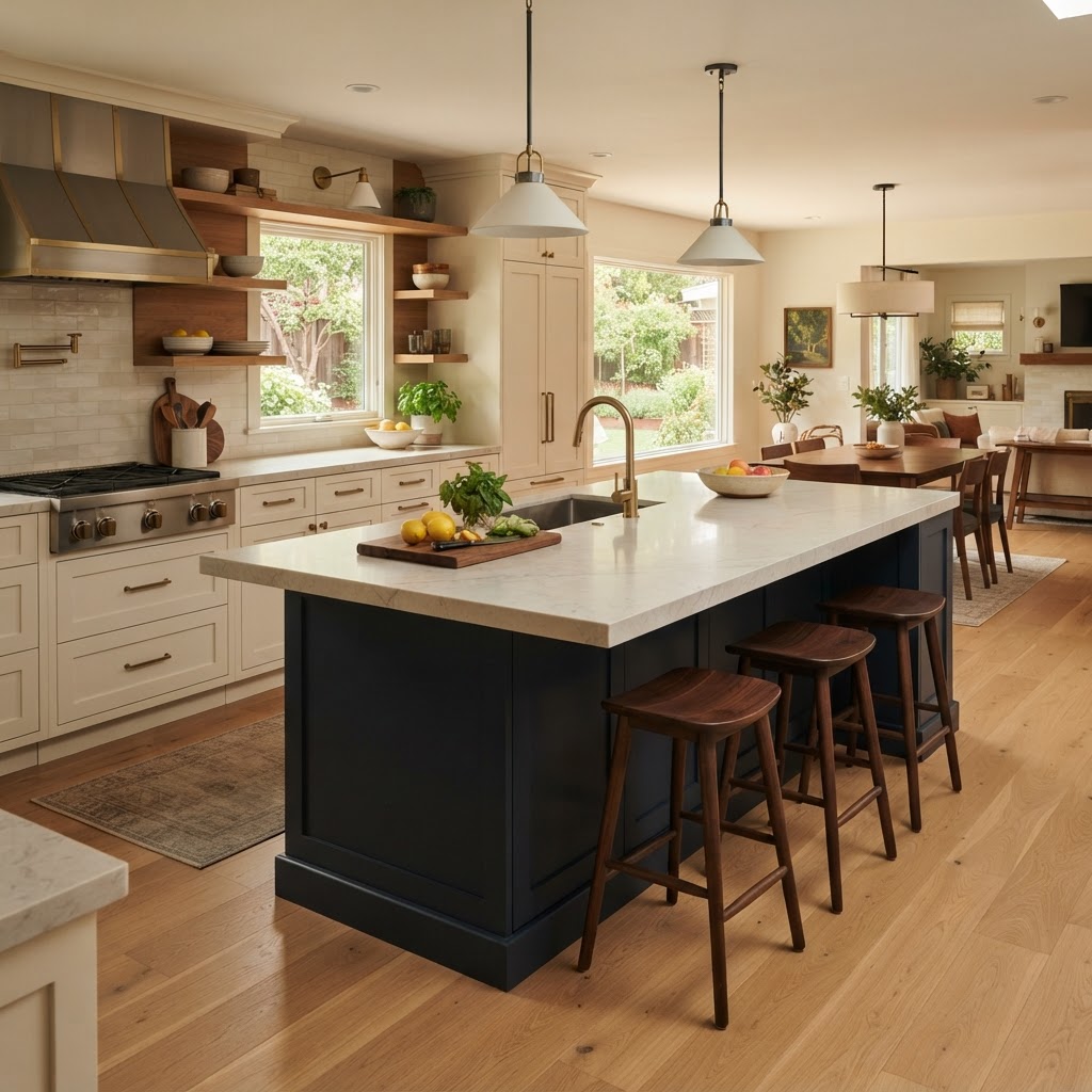 Kitchen Island Sizing: How to Get the Size, Function, and Flow Right