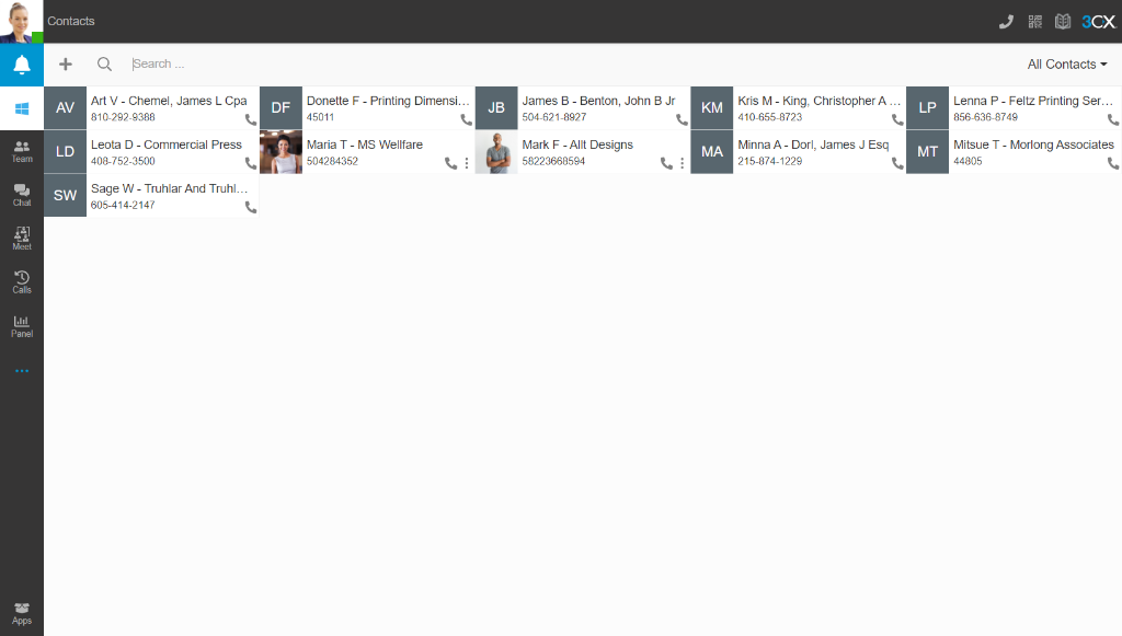 Unified Contacts