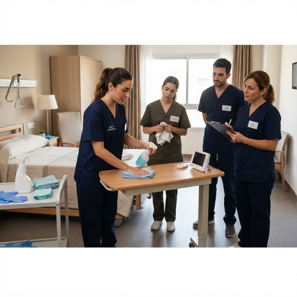 Curso de LIMPIEZA DE SUPERFICIES Y MOBILIARIO EN EDIFICIOS Y LOCALES - Formación profesional en ONTINYENT - Grado C oficial