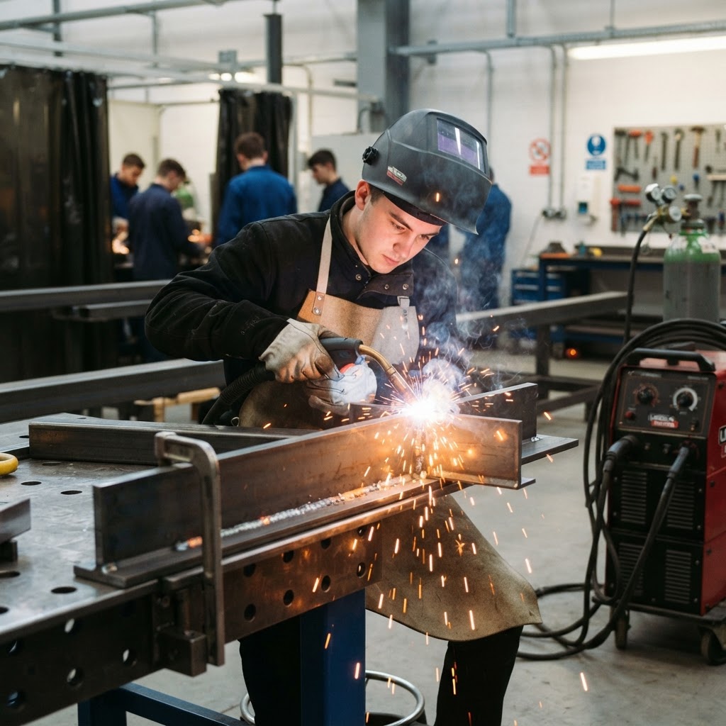 Curso de SOLDADURA POR ARCO BAJO GAS PROTECTOR CON ELECTRODO CONSUMIBLE, SOLDEO «MIG/MAG» - Formación profesional en ALCOI - Grado C oficial