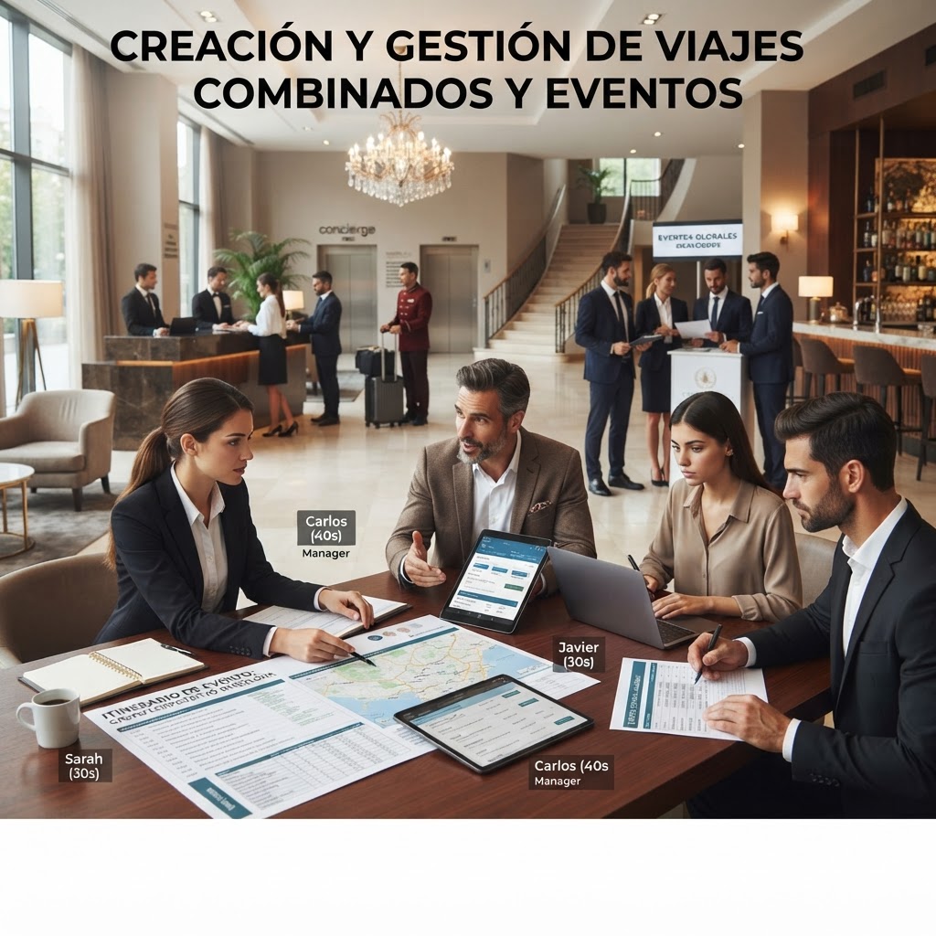 Curso de CREACIÓN Y GESTIÓN DE VIAJES COMBINADOS Y EVENTOS - Formación profesional en ONTINYENT - Grado C oficial