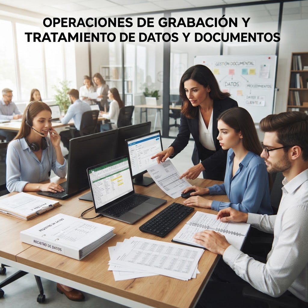 Curso de OPERACIONES DE GRABACIÓN Y TRATAMIENTO DE DATOS Y DOCUMENTOS - Formación profesional en PETRER - Grado C oficial