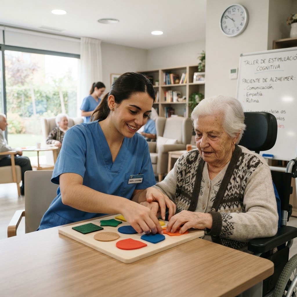 Curso de ATENCIÓN AL ENFERMO DE ALZHEIMER - Formación profesional en PETRER - Grado C oficial