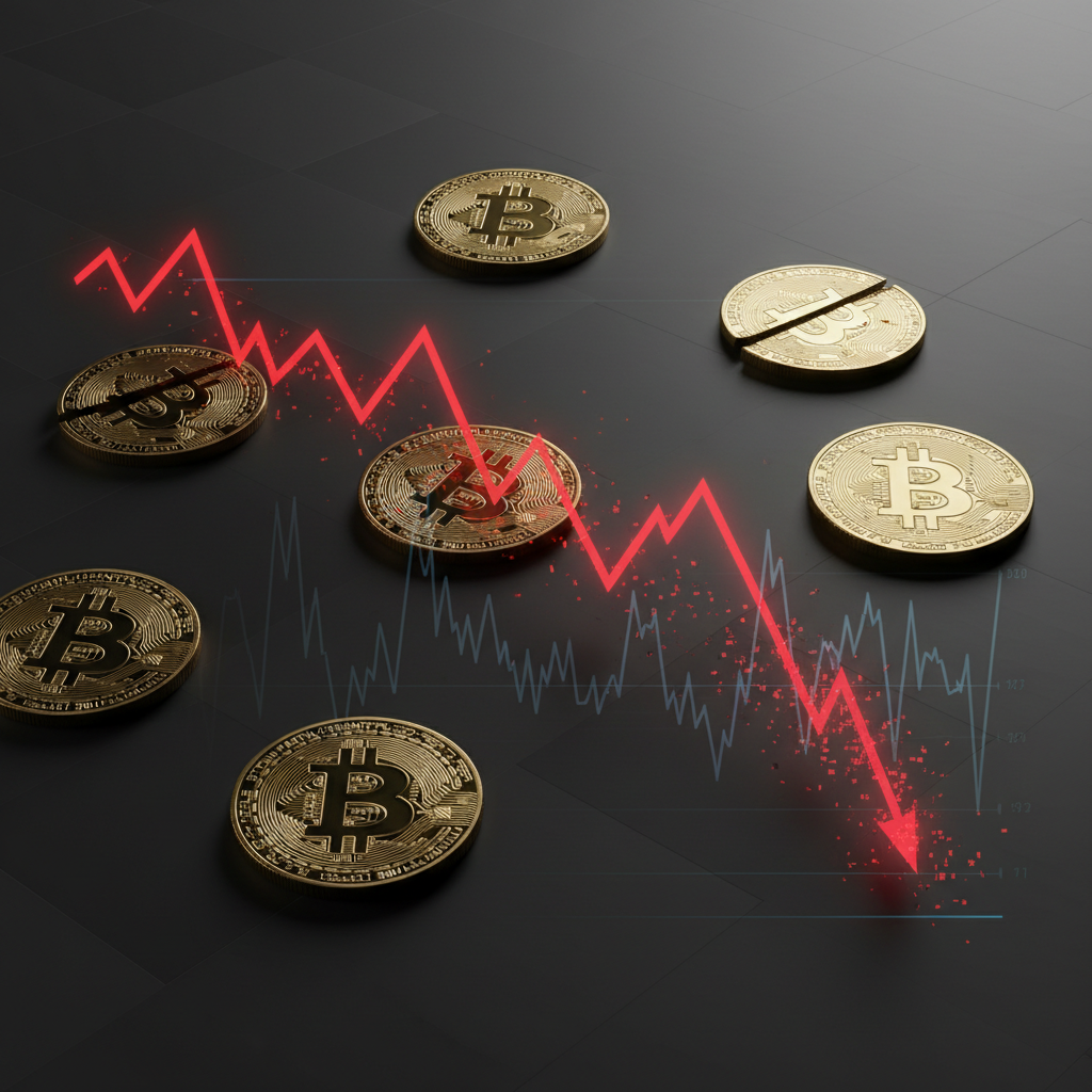 ビットコイン、再び6万ドル割れ 大口投資家の様子見でリスク回避鮮明に
