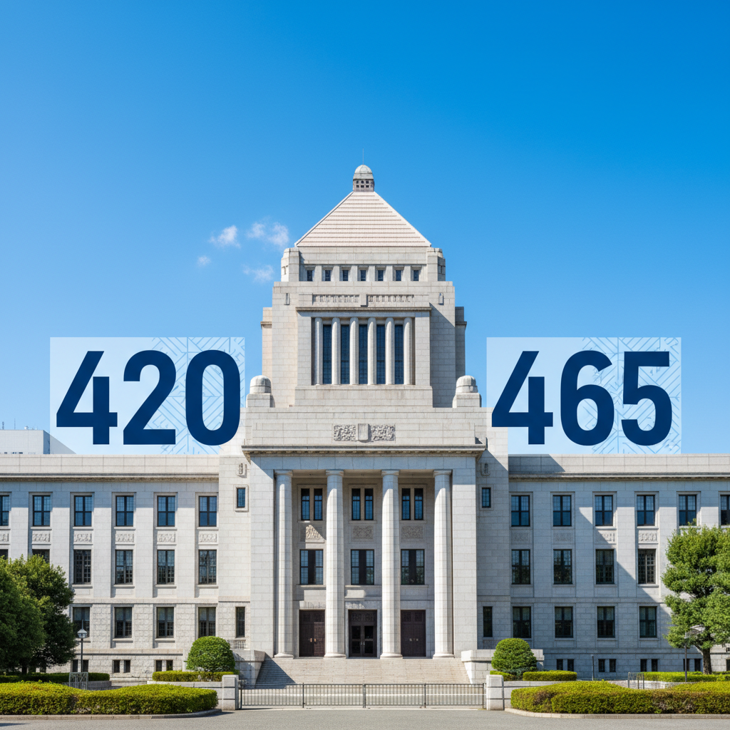 自民・維新、衆院定数45議席削減で合意確認 今国会成立目指す