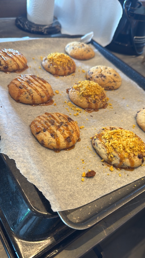 Cookies artisanaux au caramel