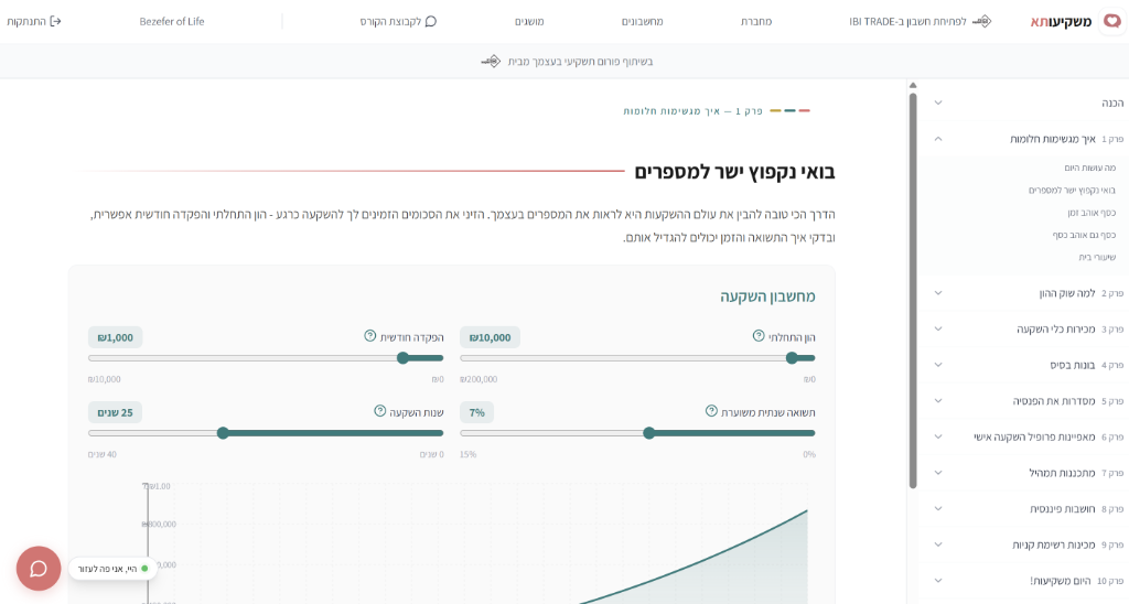 משקיעותא - קורס השקעות