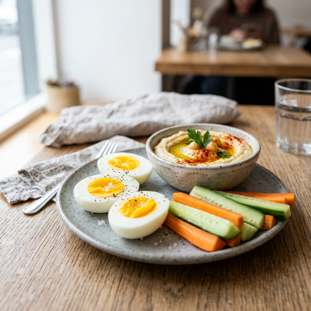Oeufs Durs & Houmous