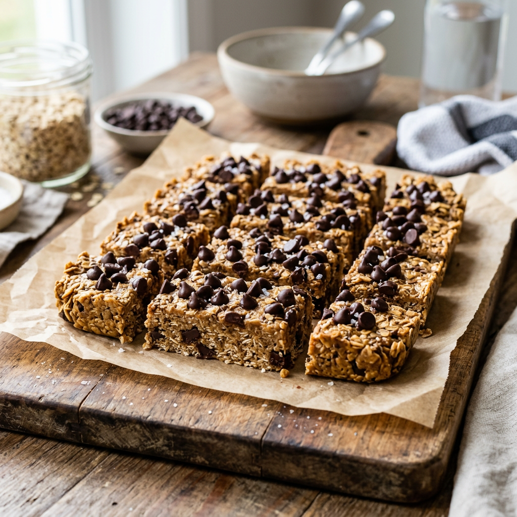 Barres Protéinées Maison No-Bake