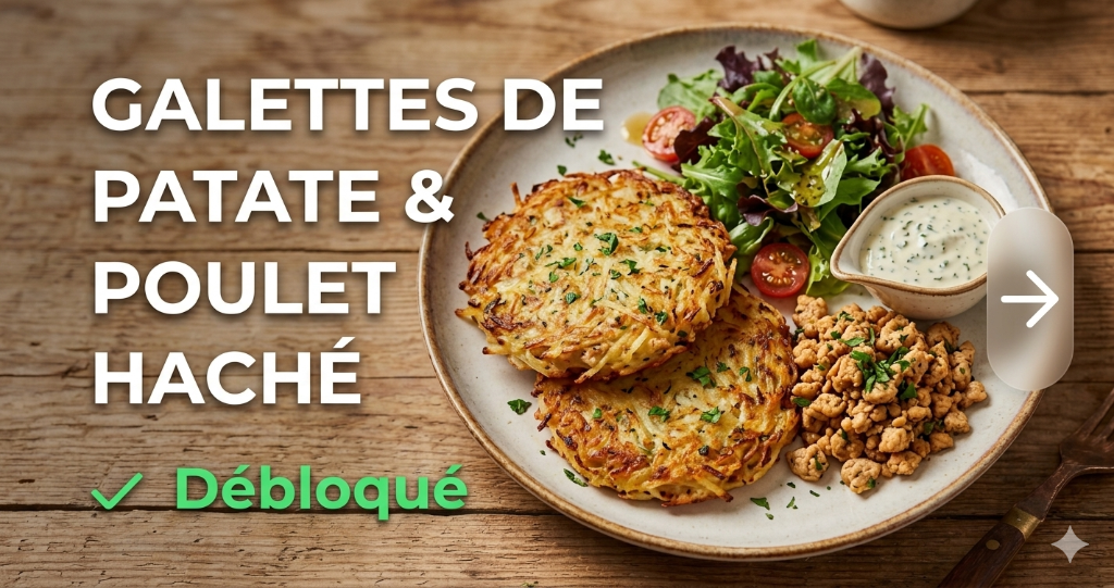 Galettes de Patate & Poulet Haché