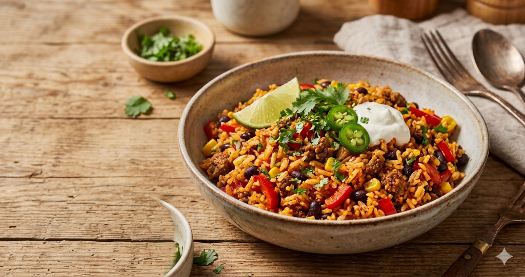 Riz Mexicain au Boeuf Maigre