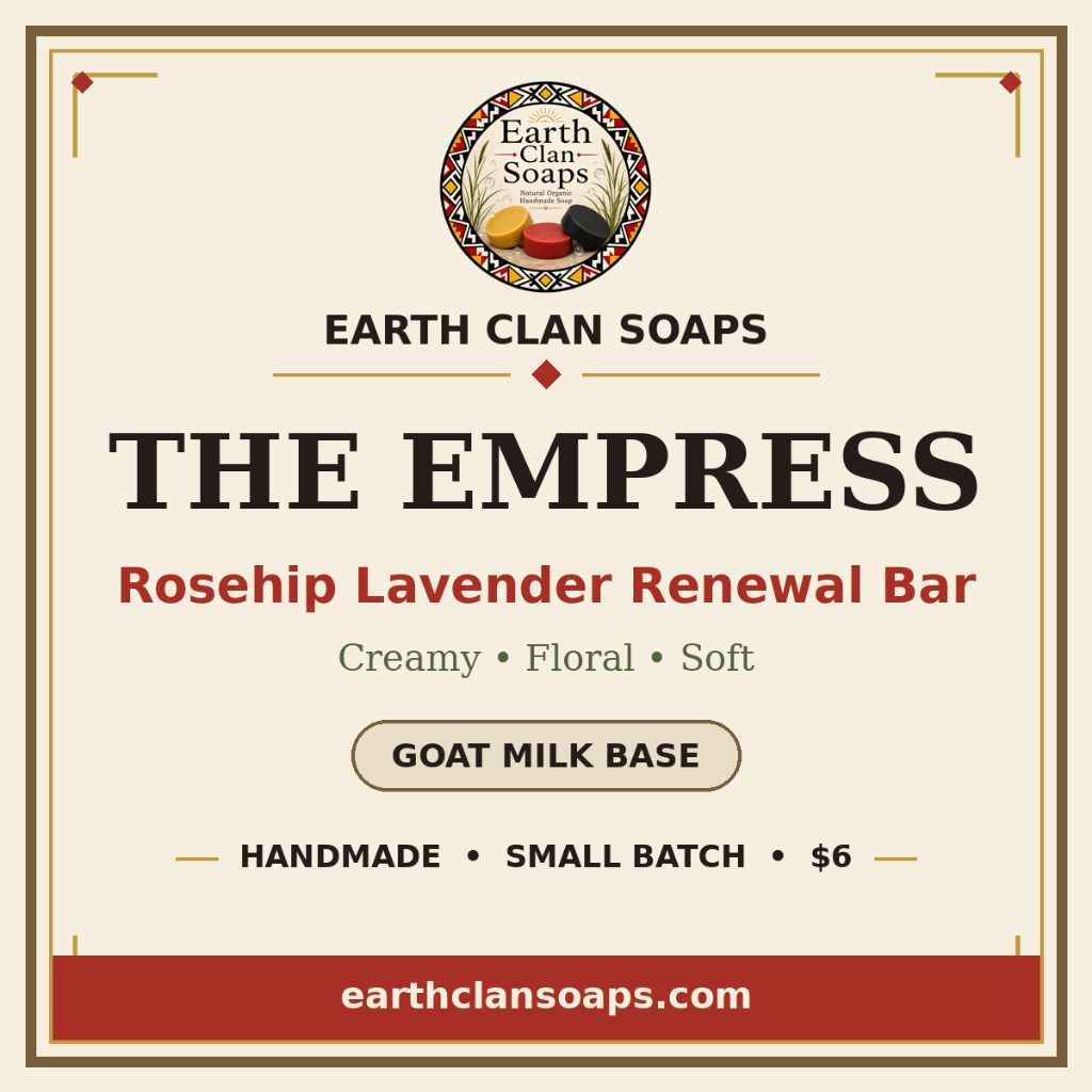 Rosehip Lavender Renewal Bar — Goat Milk