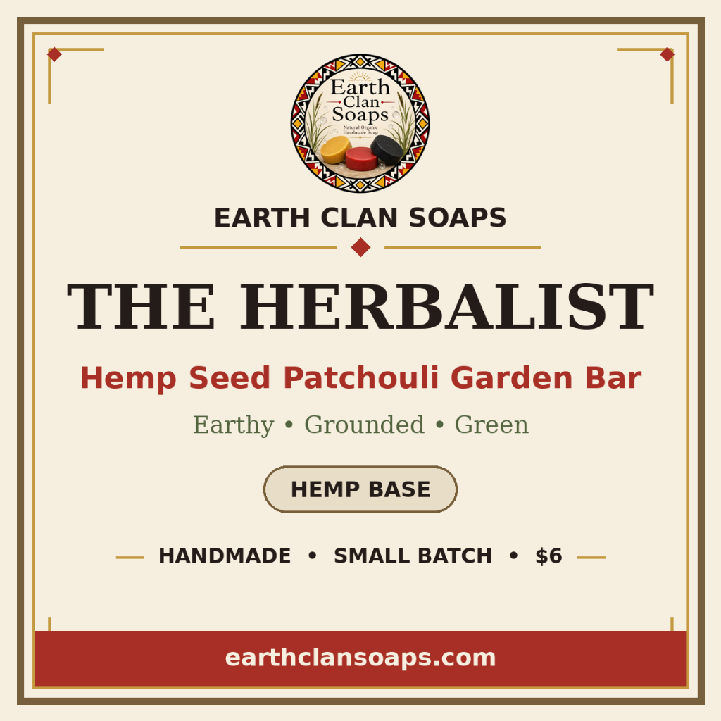 Hemp Seed Patchouli Garden Bar