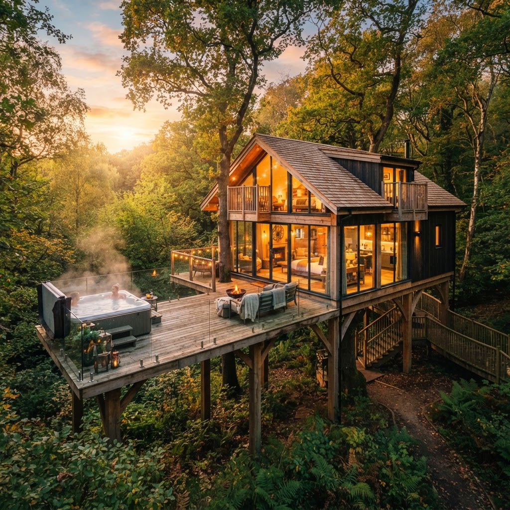 7 Magical Treehouses in England for a Luxury Escape