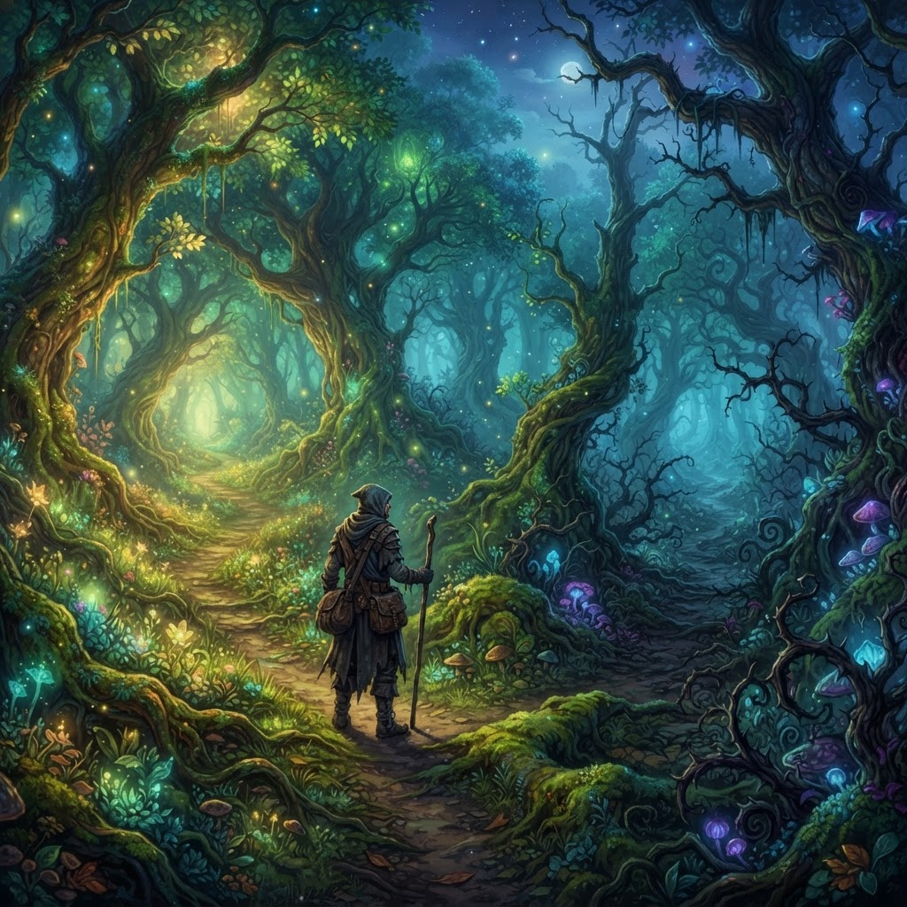 The Forest of Whispers — cover illustration