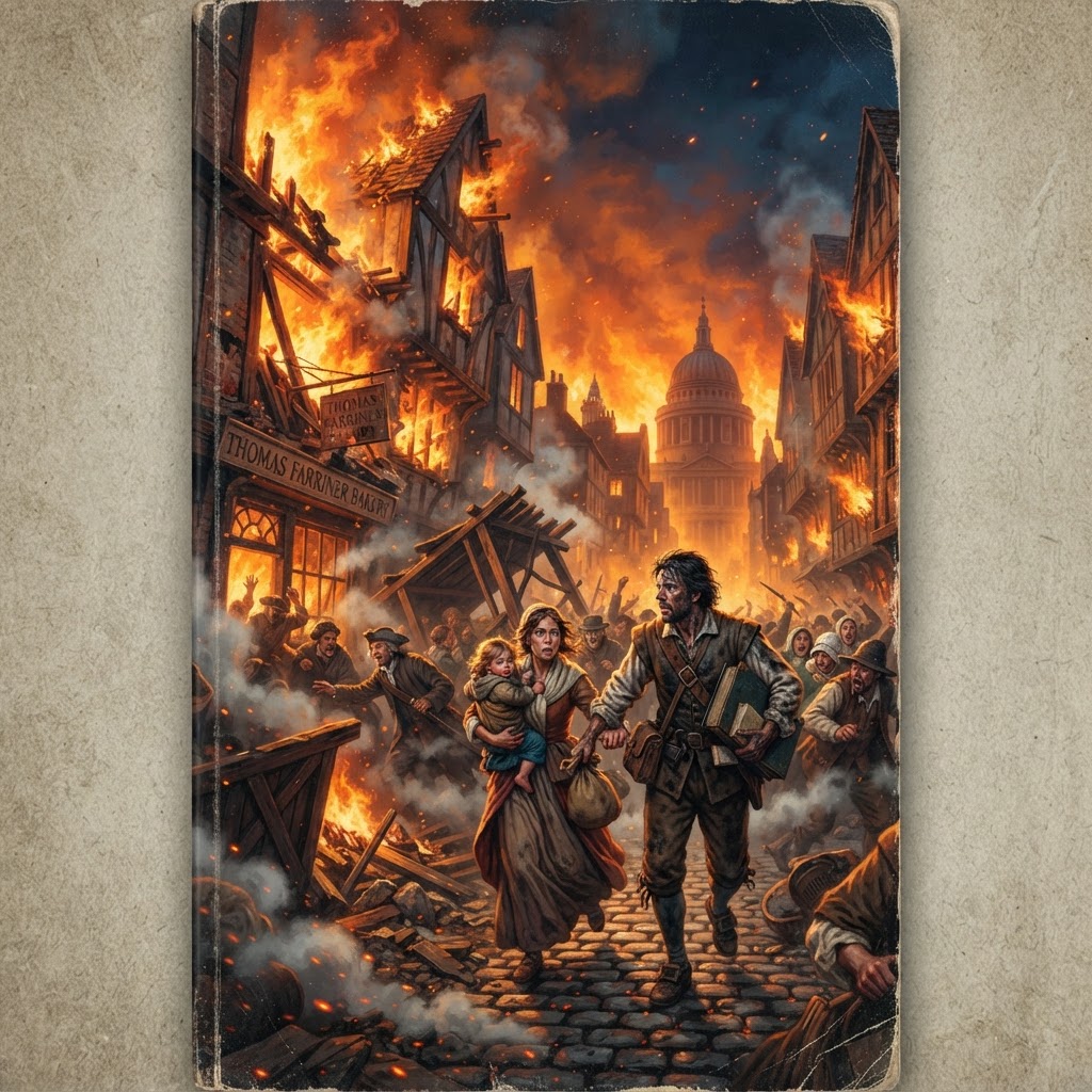 London Fire of 1666 — cover illustration