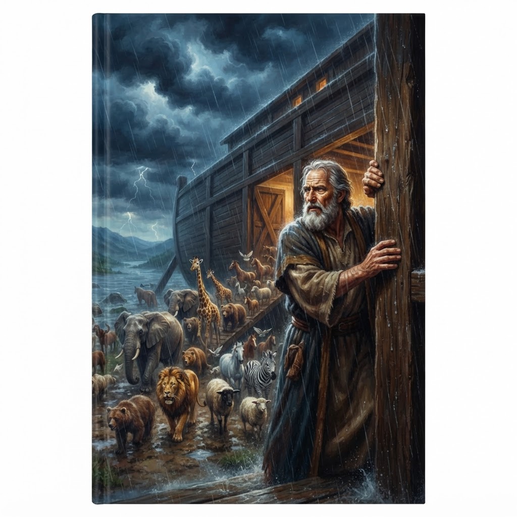 Noah's Ark: The Great Flood — cover illustration