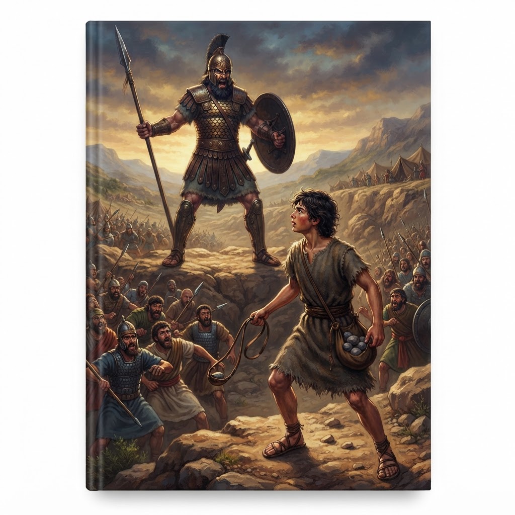 David and Goliath — cover illustration