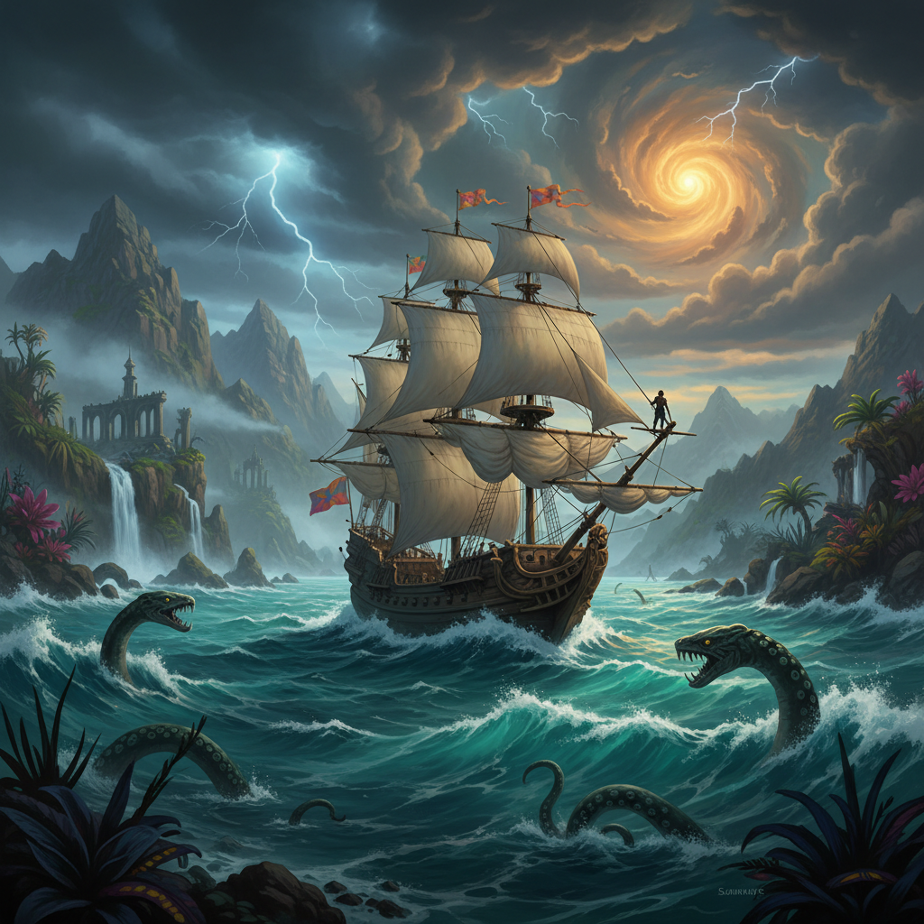 The Age of Exploration — cover illustration