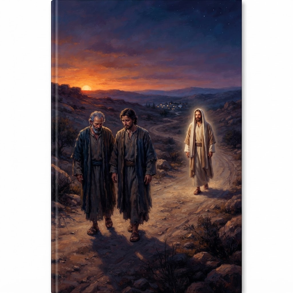 The Road to Emmaus — cover illustration