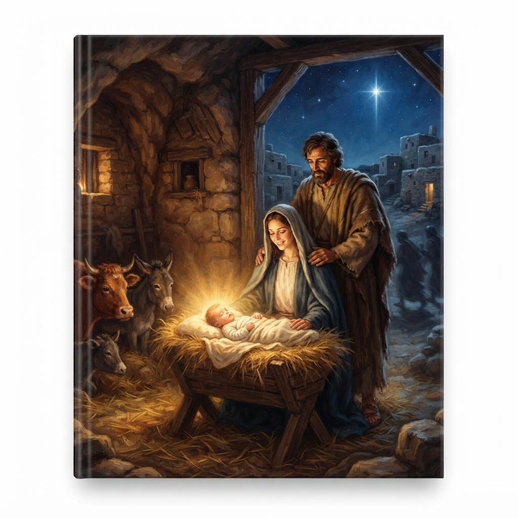 The Birth of Jesus — cover illustration