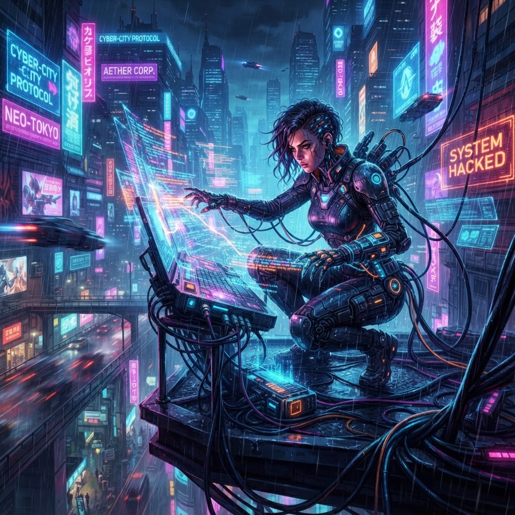 Cyber-City Protocol — cover illustration