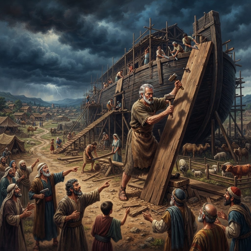 Building the Ark — cover illustration