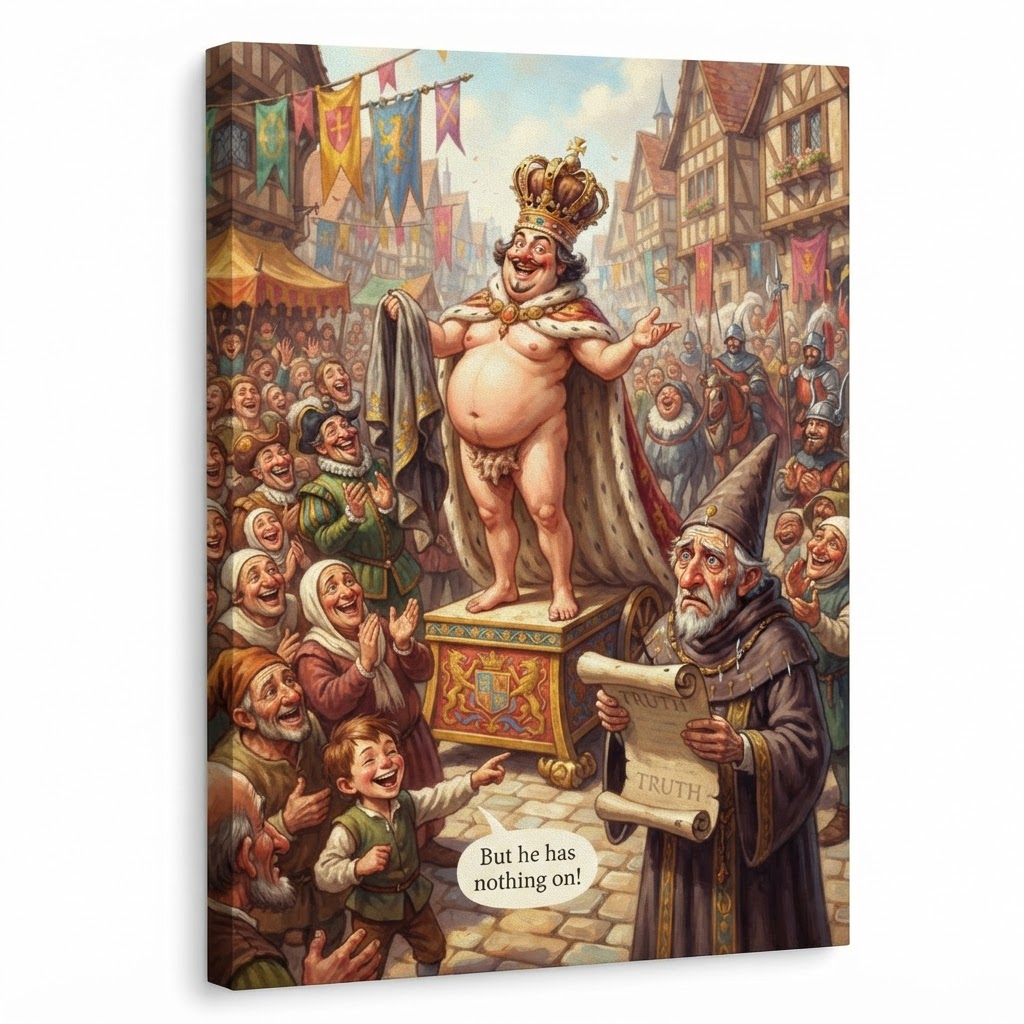 The Emperor's New Clothes — cover illustration