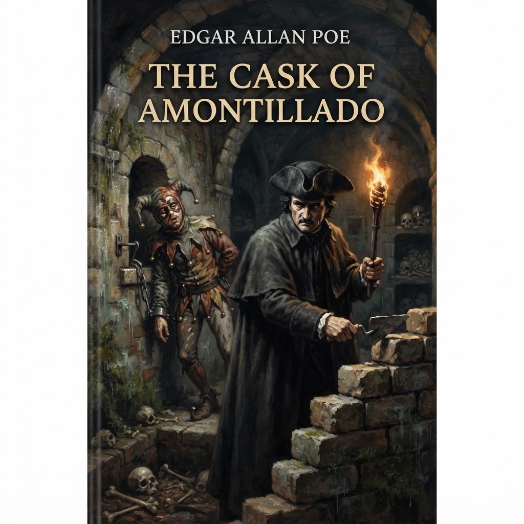 The Cask of Amontillado — cover illustration