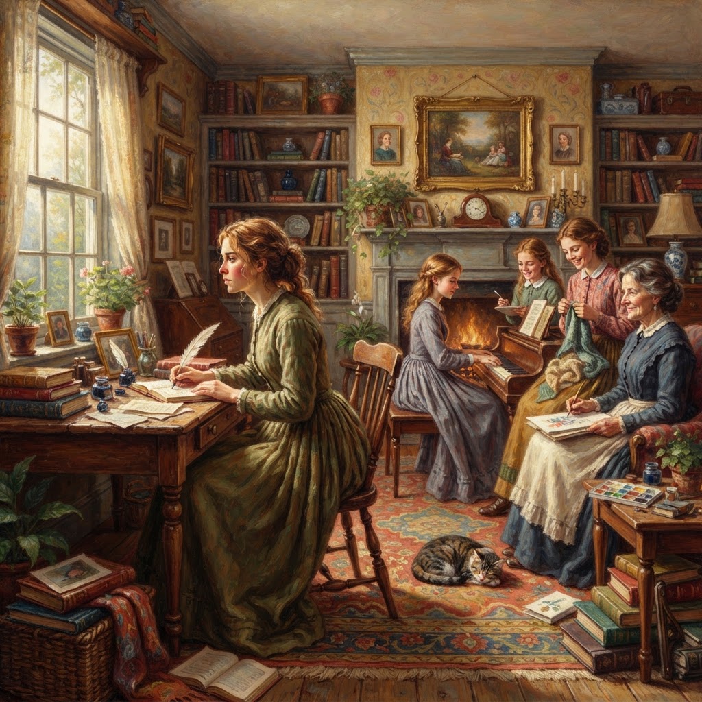 Little Women: Choices and Change — cover illustration