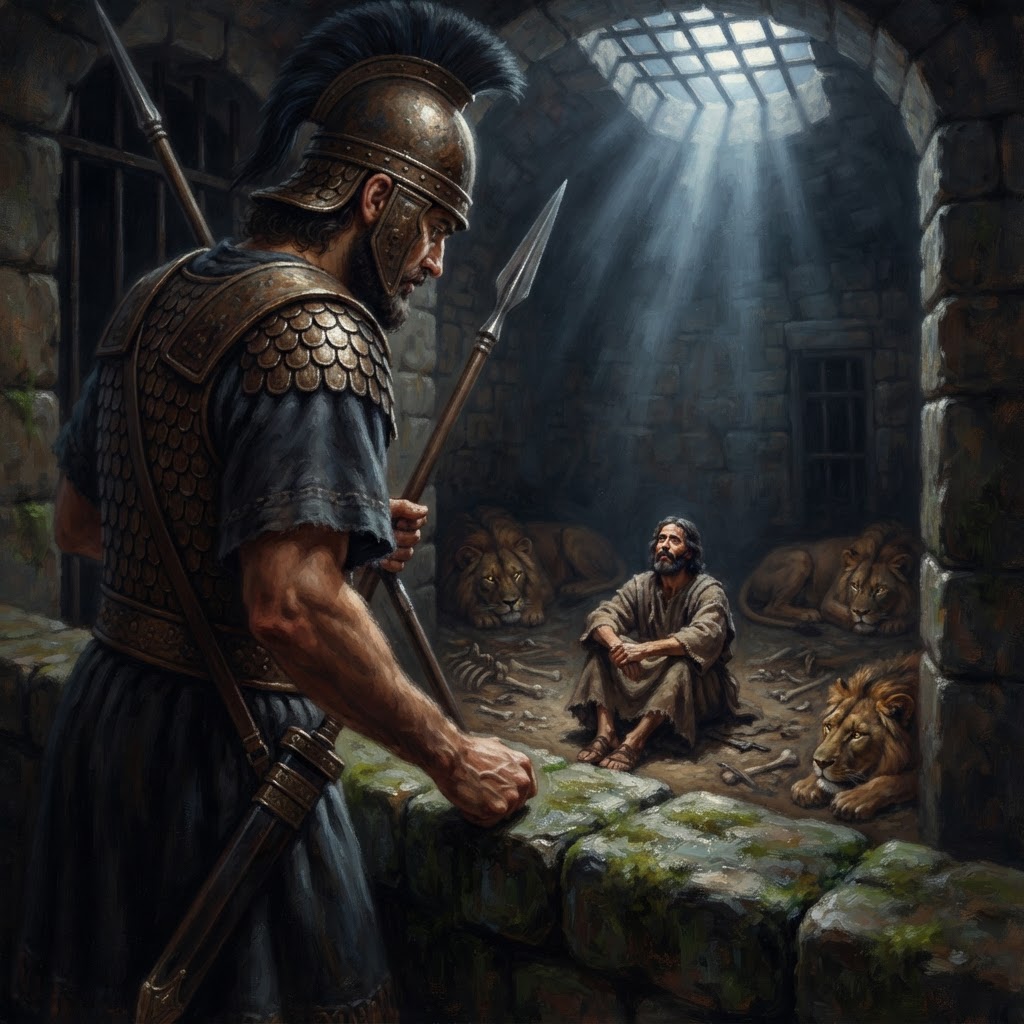 The Shadow of the Lion's Den — cover illustration