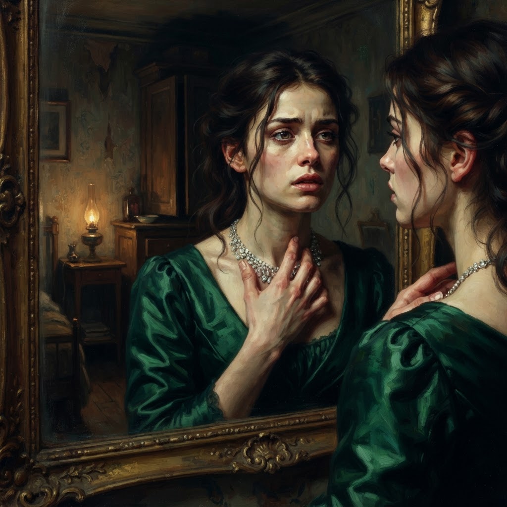The Necklace — cover illustration
