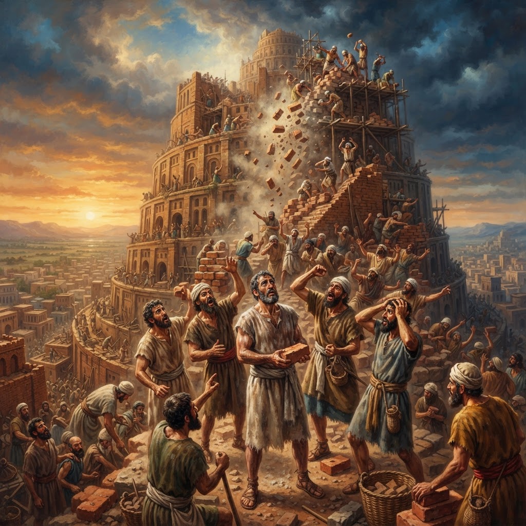 The Tower of Babel — cover illustration