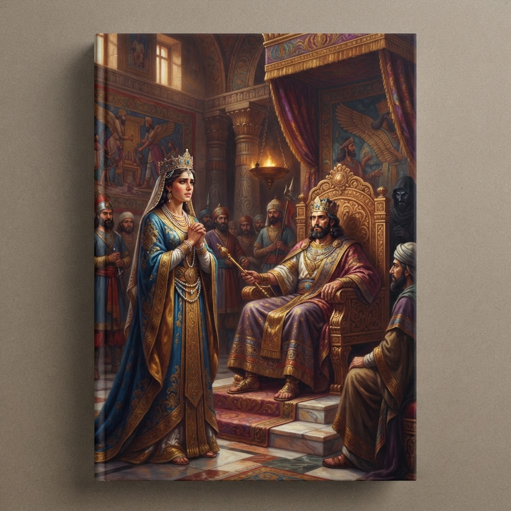 Esther's Risky Plea — cover illustration