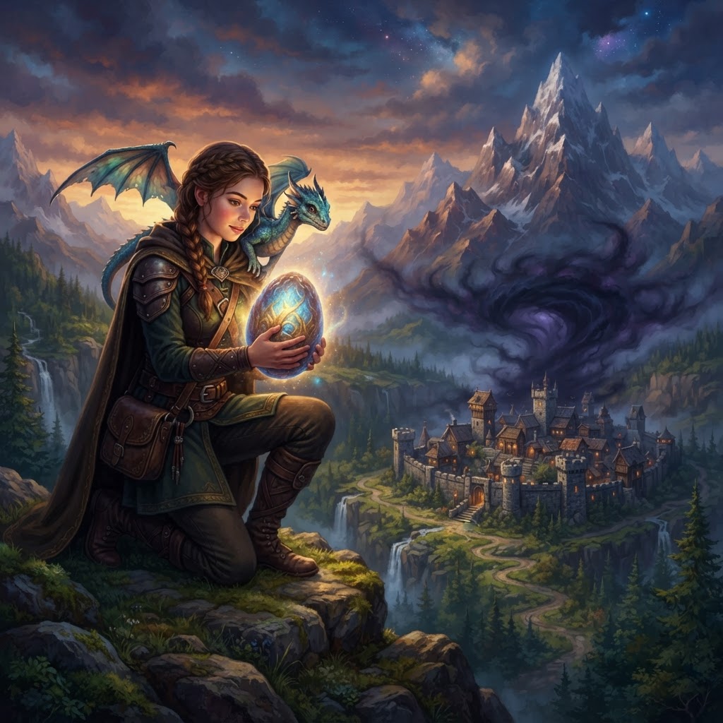 The Dragon's Keeper — cover illustration