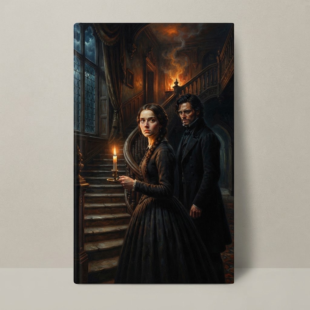 Jane Eyre: The Secret of Thornfield — cover illustration